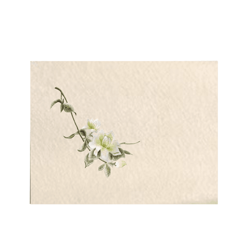 Handcrafted Su Embroidery Cashmere Scarf Luxury 200x70cm - Image 7