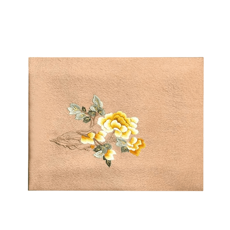 Handcrafted Su Embroidery Cashmere Scarf Warm Winter 200x70cm - Image 16