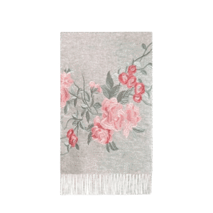 Embroidery 100% Pure Cashmere Scarf Soft and Warm 200x70 cm