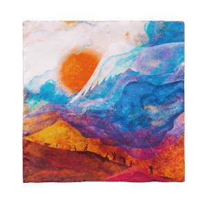 Mulberry Silk Resilience Square Silk Scarf Let Dreams Lead 53x53cm